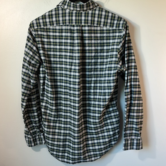Ralph Lauren plaid Button Down 💯 cotton bl/gr/wh/yellow in size small. - Picture 7 of 7